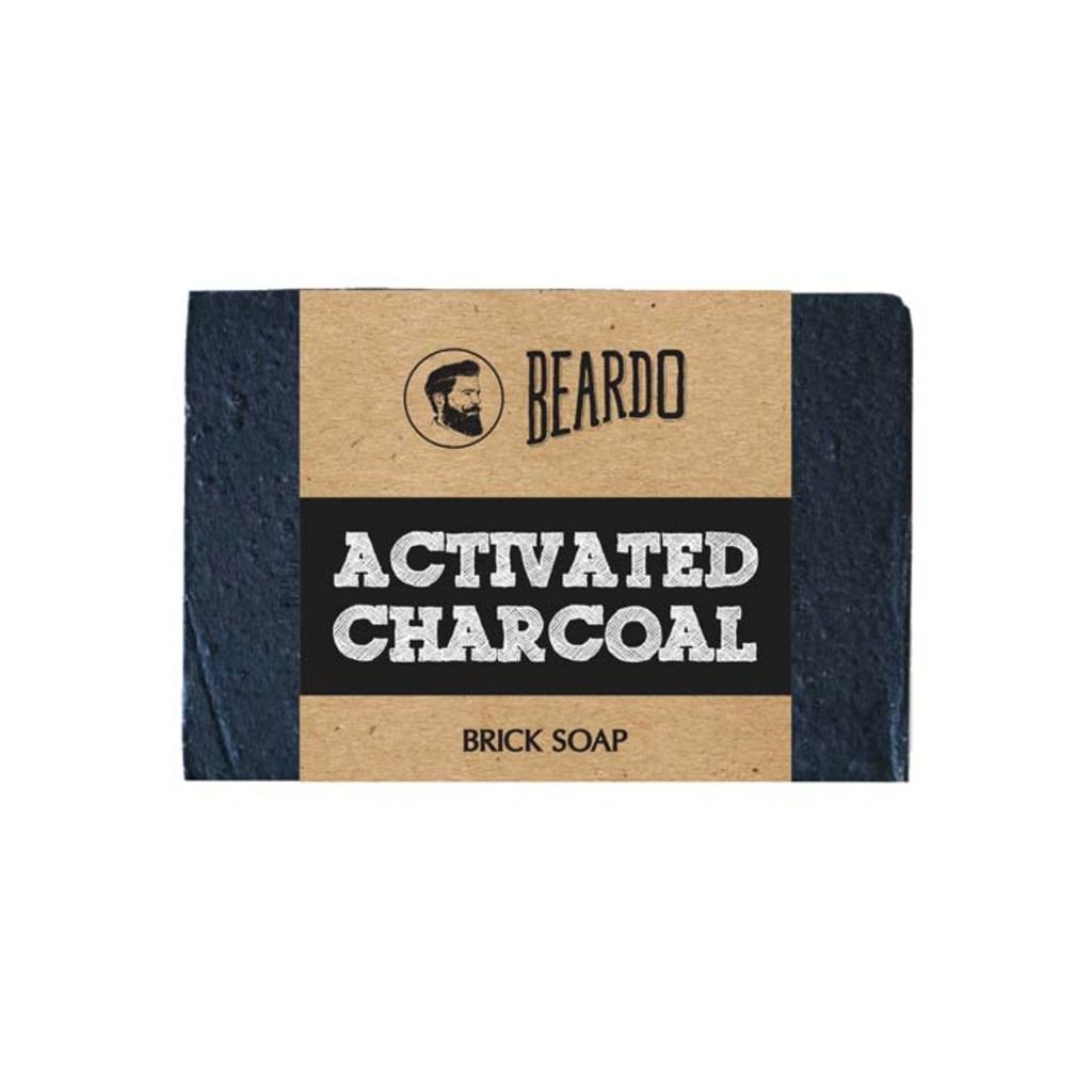 Beardo Activated Charcoal Brick Soap