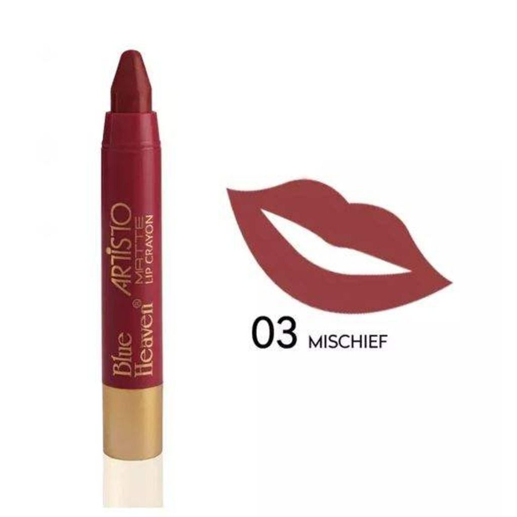 Blue heaven Artisto Velvet Matte Lip Crayon - 3.2 gm