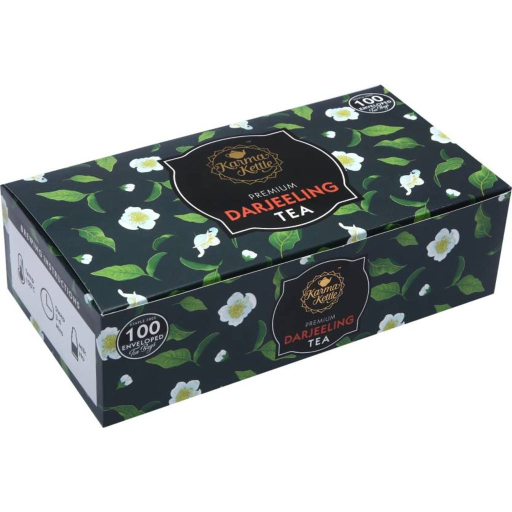 Karma Kettle Darjeeling 100 Tea Bag Box