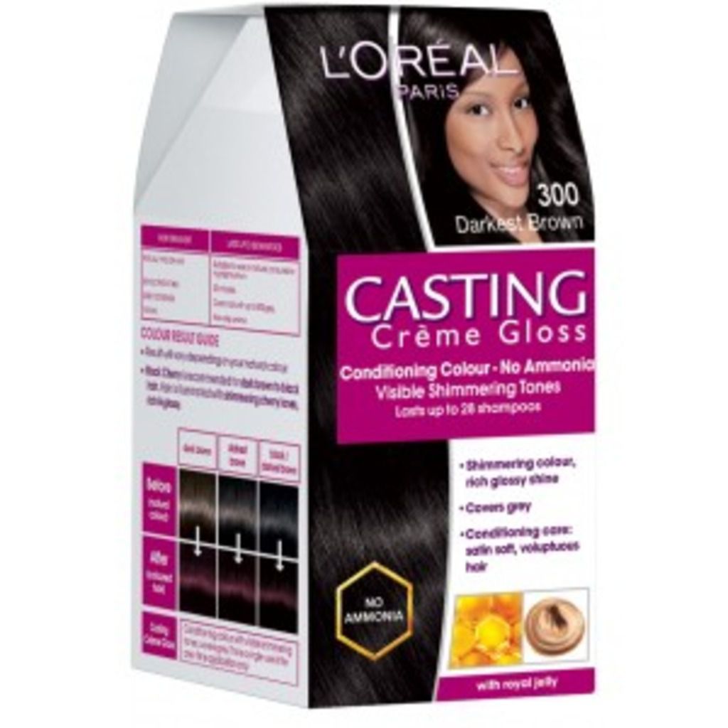 L'oreal Paris Casting Creme Gloss Hair Color - 1 No (87.5 gm + 72 ml)