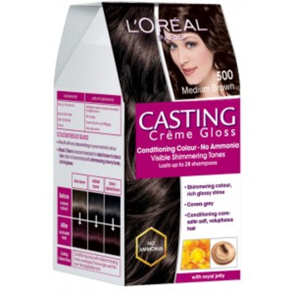 L'oreal Paris Casting Creme Gloss Hair Color - 1 No (87.5 gm + 72 ml)