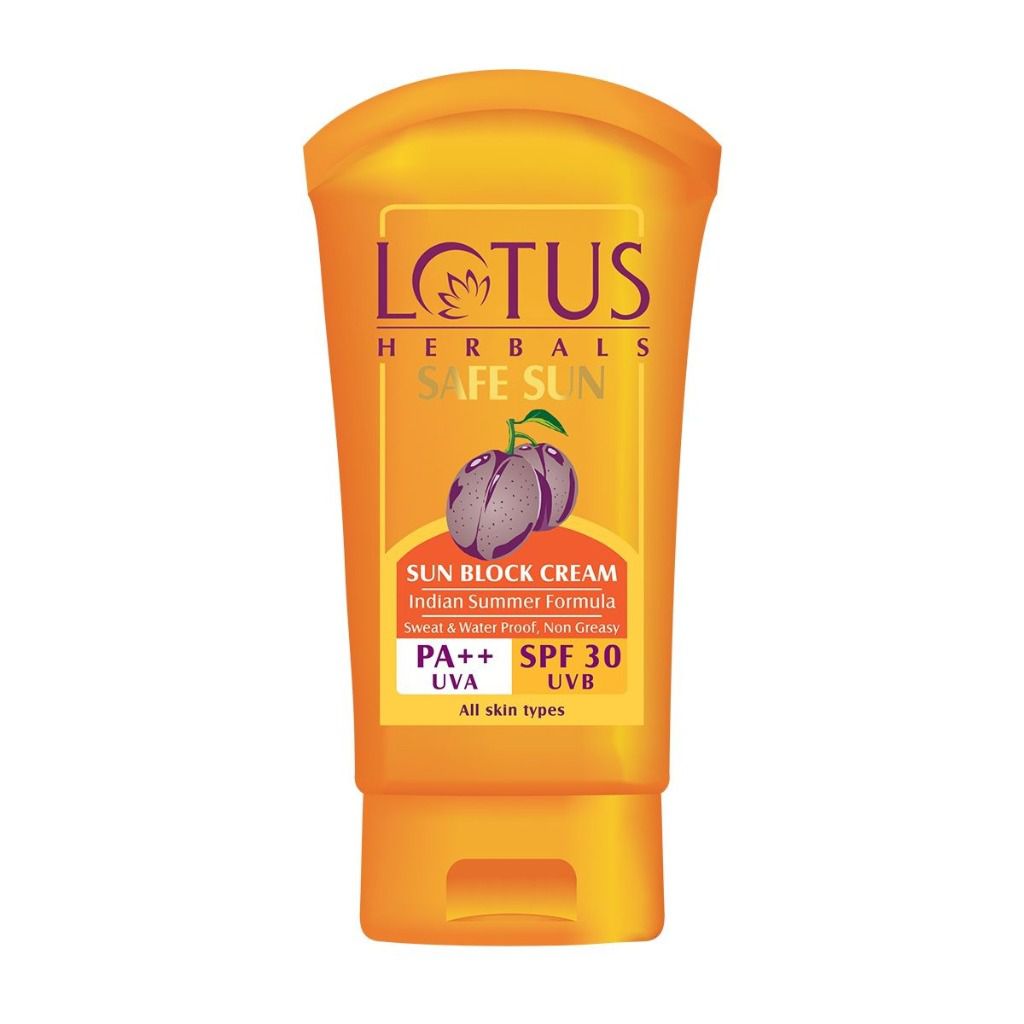 Lotus Herbals Safe Sun Sun Block Cream PA++ SPF 30