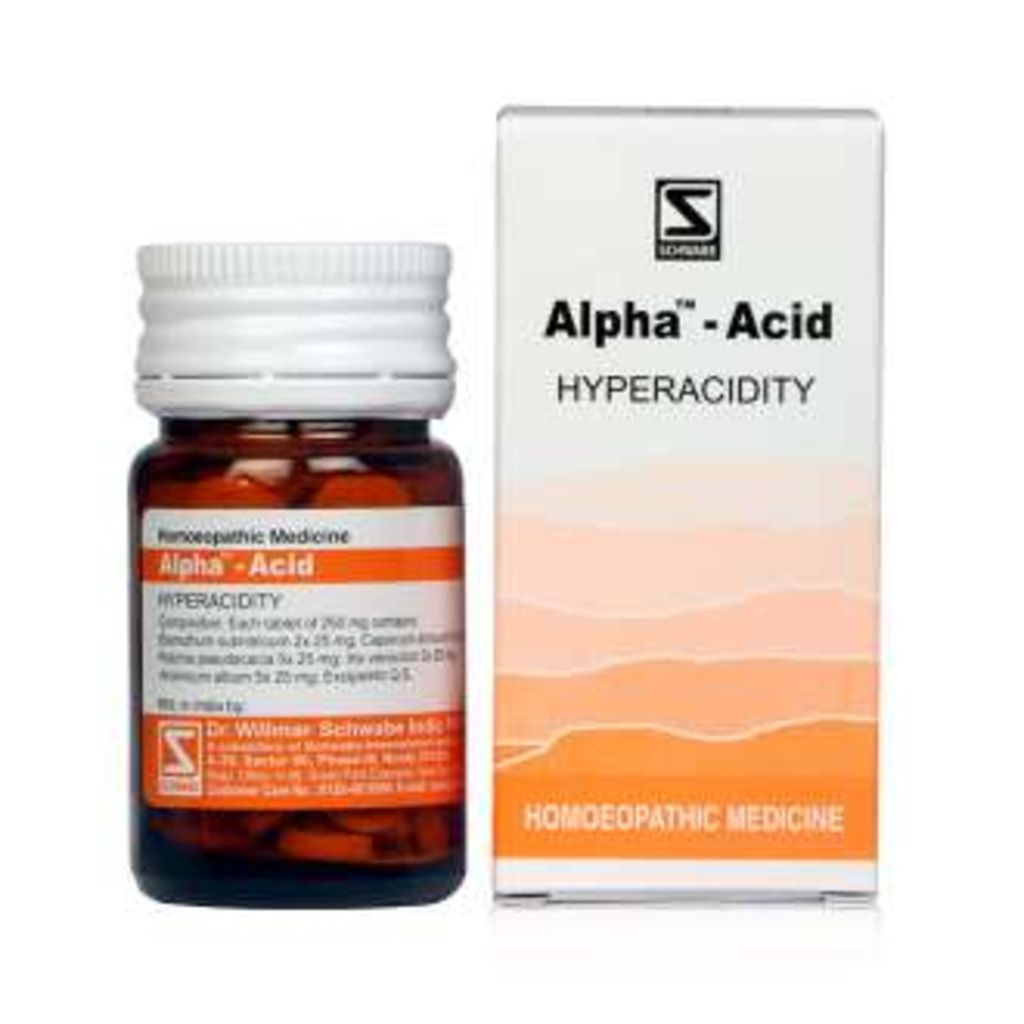 Schwabe Homeopathy Alpha Acid