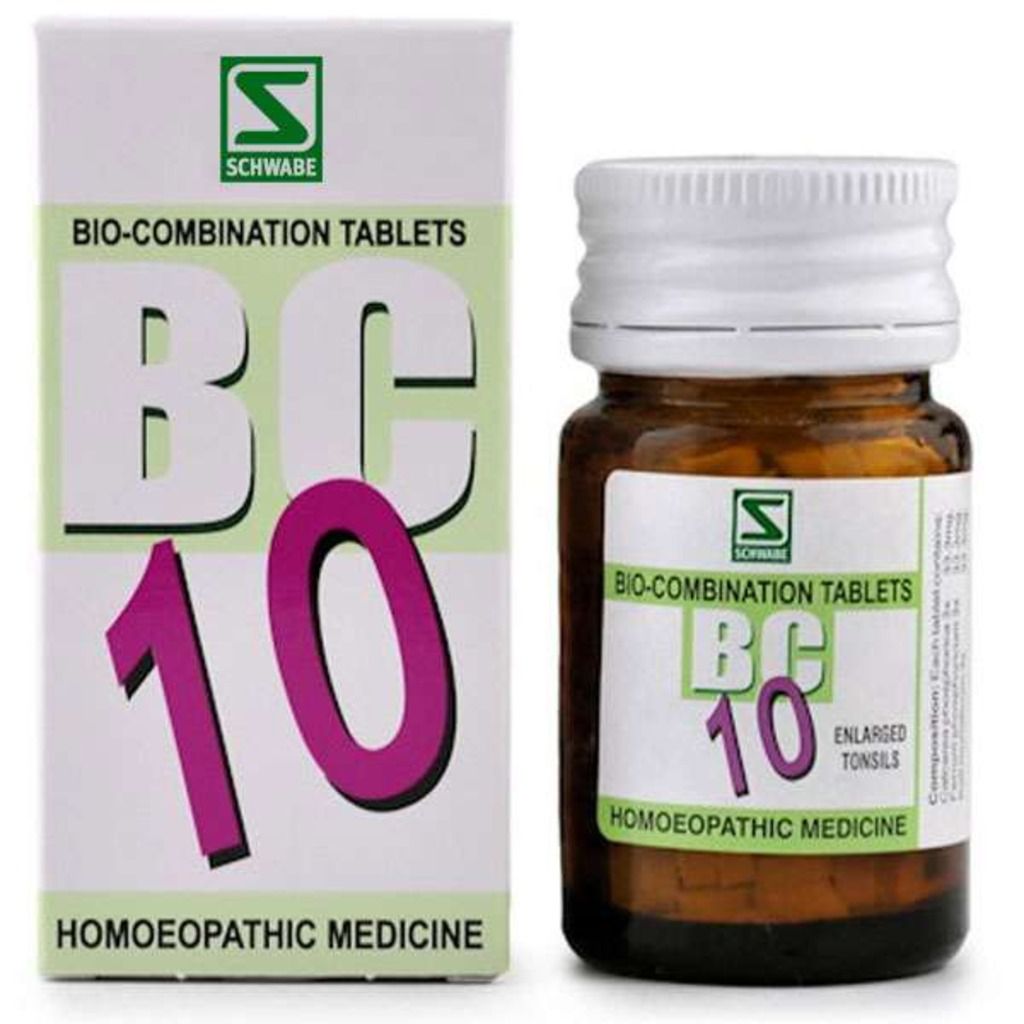 Schwabe Homeopathy Bio Combination 10 - Enlarged Tonsils