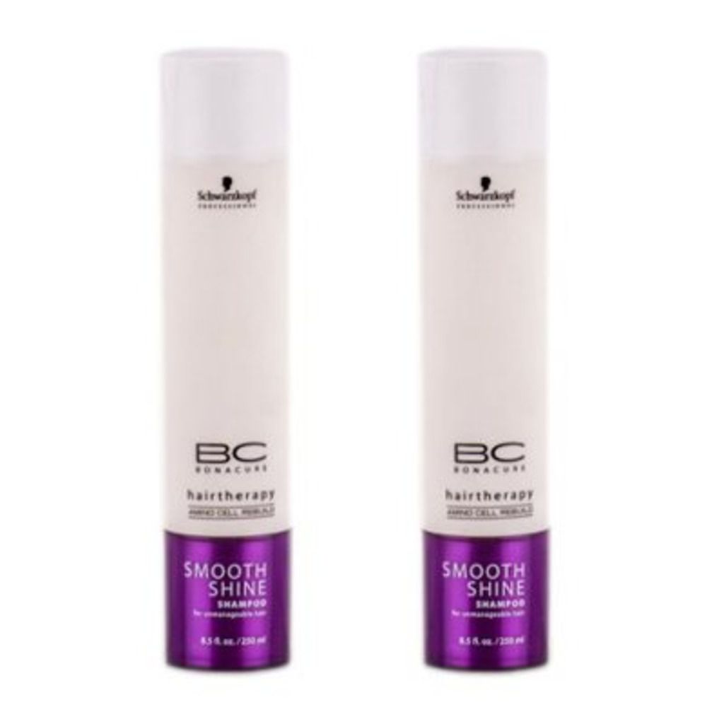 Schwarzkopf Bc Smooth Shine Shampoo (Pack Of 2)