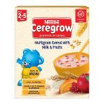 Nestle CEREGROW Fortified Multigrain Cereal with Milk and Fruits