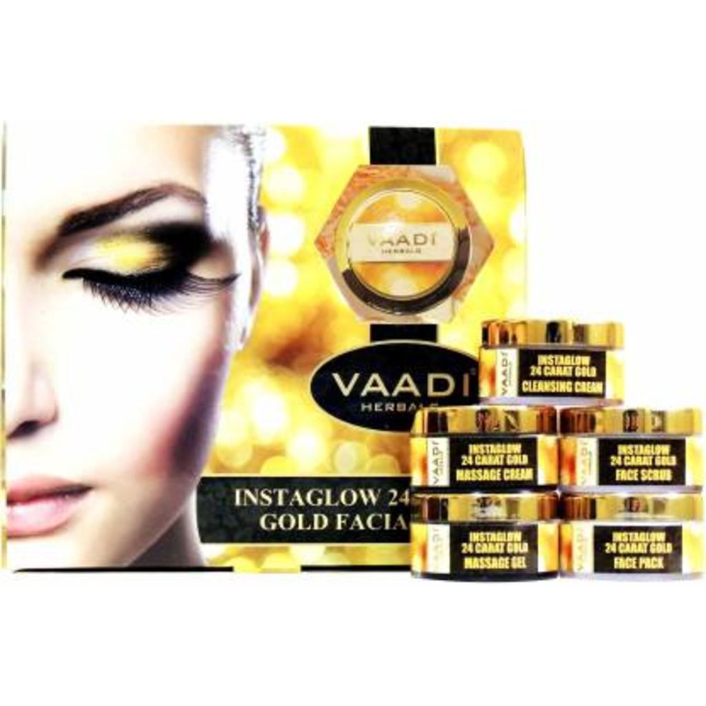 Vaadi Herbals Instaglow 24 Carat Gold Facial Kit